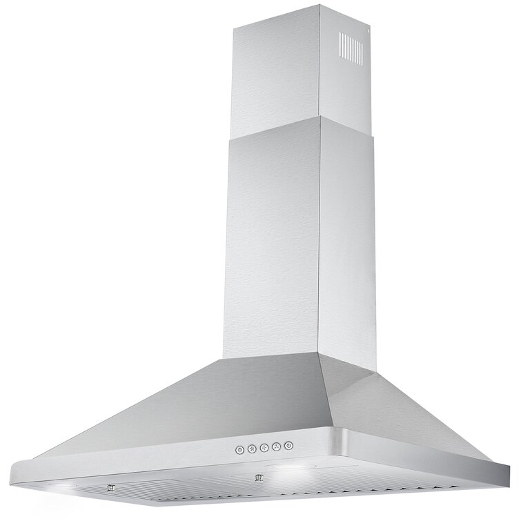  Cosmo 63175 Wall Mount Range Hood, 30 inch, Stainless Steel :  Appliances