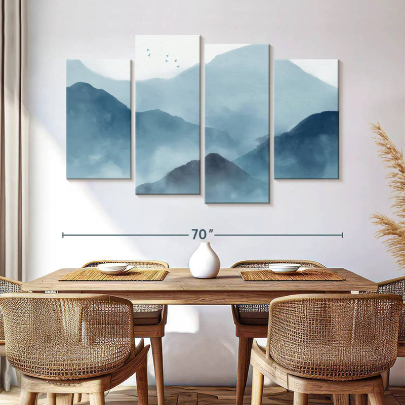 Alvord Abstract Mountain Range, 42" H x 68" W