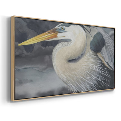 Stormy Blue II- Framed Gallery Wrapped Canvas -Ready to Hang