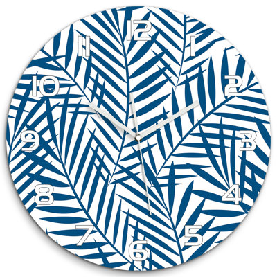 Julayne Glass Wall Clock