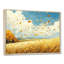 Blue Windy Prairie Leaves - feuilles, art mural-1506523808-1506523811-1466671500
