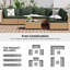 Ensemble de conversation modulaire avec coussins 7 pièces Corrinn-1584756506