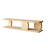 Colesen Solid Wood Wall Shelf, Oak Color, 47.2 x 11.8 x 9.4 inches | 100% Solid Wood Construction, Modern Scandinavian Design | Perfect for Living Room, Bedroom, or Office, Stylish Storage Solution
