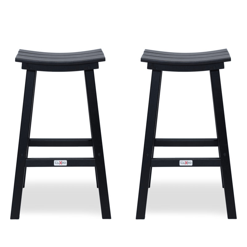 Bailey Outdoor Stool, Black
