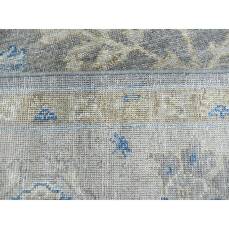 Tapis oriental brun fin noué à la main 8 pi 1 po x 10 pi 5 po Oushak 37778E4B36C146F89313770CDC500F82