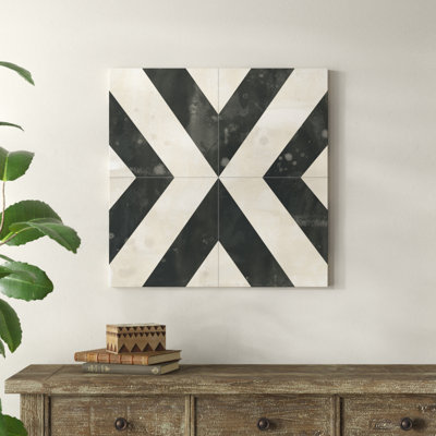 Midnight Parquet I 1 Piece Wrapped Canvas Wall Art