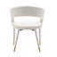 Chaise rembourrée en velours Sina-624624753