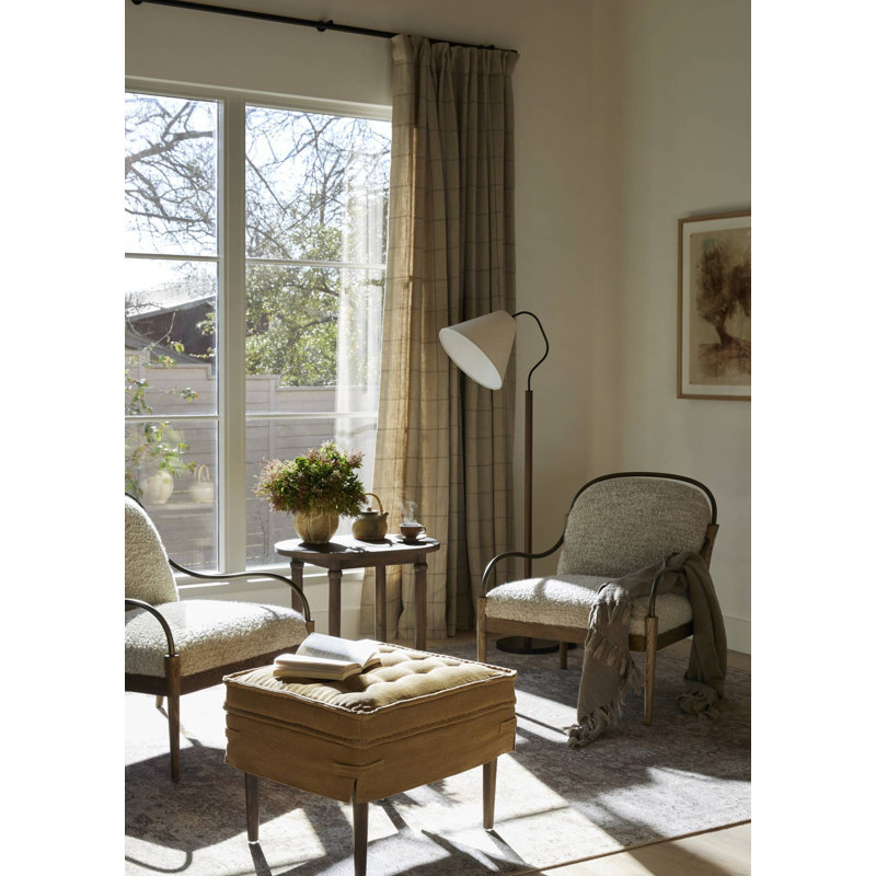 Demi Armchair, Gray Acrylic
