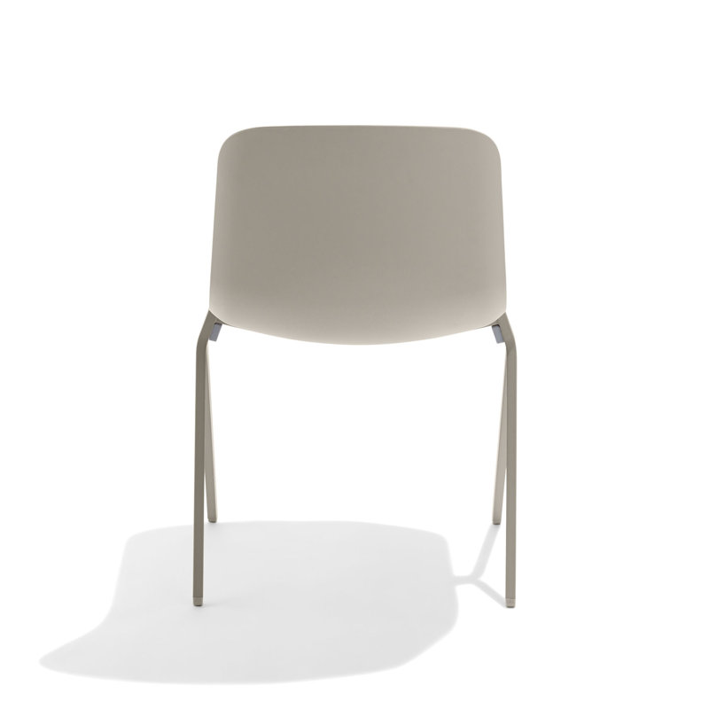 Chaise d'appoint Key, ensemble de 2, Gris