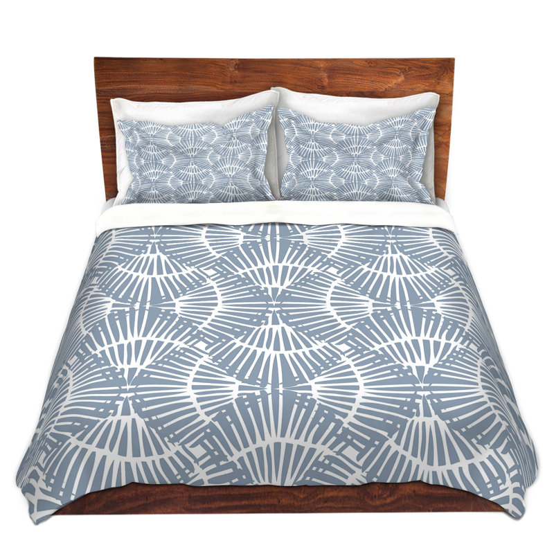 Ensemble de housse de couette basket tissage, 1 housse simple + 1 taie standard, Bleu