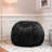Saxx 3 Foot Kids Bean Bag Chair - Plush Faux Fur - Fun Colors-216273021