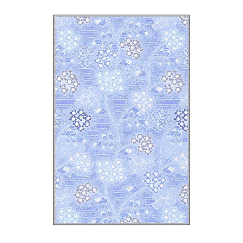 Antibacterial Hall Carpet, 3D Digital Printed, 3.3 x 4.9 ft | 100% Polyester, 0.3 in Pile Height, Non-Slip Underside, Machine Washable, Durable & Easy Care | Perfect for Living Room, Entryway & Home Décor