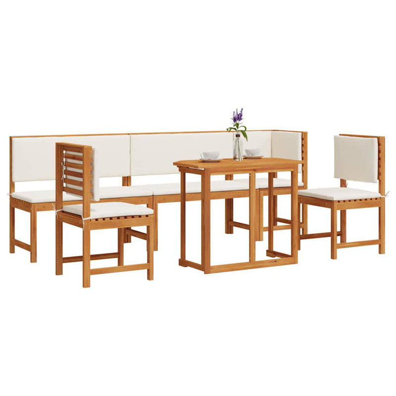 Ensemble bistro 6 pièces vidaXL Garden, Beige