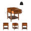 Table d'appoint moderne avec rangement