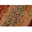 Tapis oriental rouge / bleu en laine noué à la main de 8 pi 1 po x 10 pi 1 po Silke