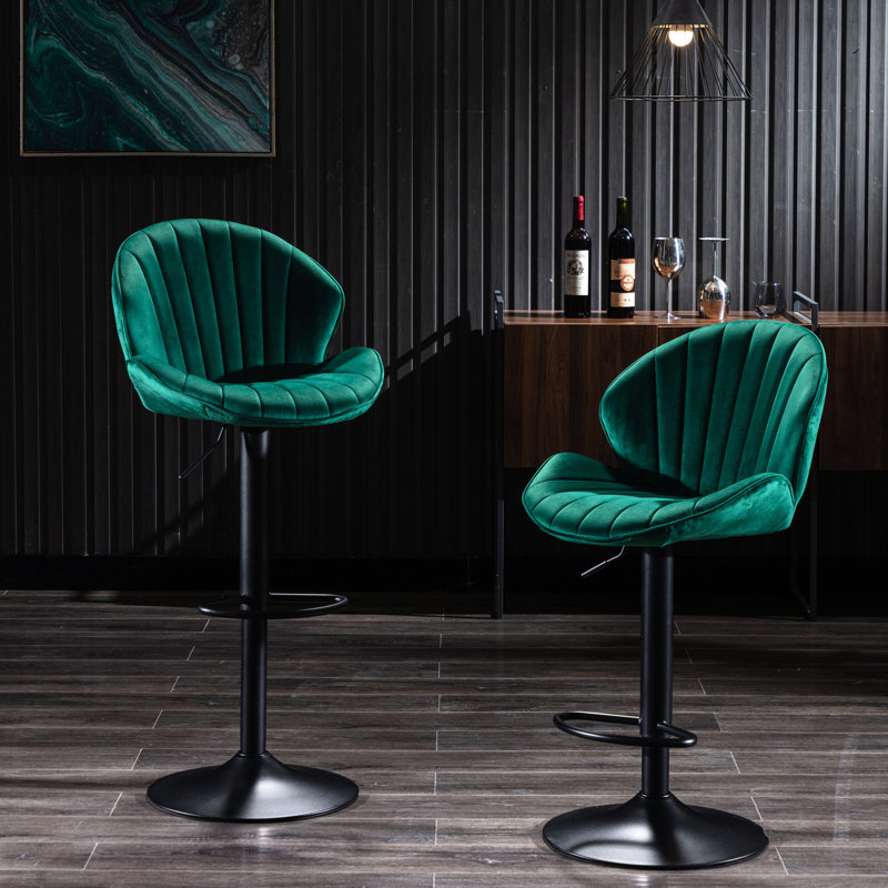 Tabourets de bar réglables à hauteur de comptoir de 2, avec dossier et repose-pieds pour la cuisine de pub 2 repose-pieds, utilisation