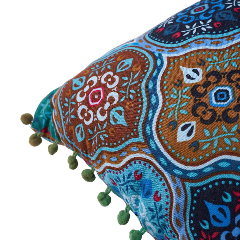 Blue Backrest Cushion