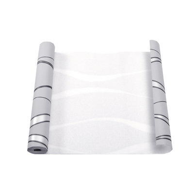 Claverton 9.50m x 53cm 3D Embossed Matte Wallpaper Roll