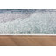 Tapis à motif abstrait bleu / blanc 8 pi x 11 pi (7 pi 9 po x 10 pi 6 po) Branch Branch Rivah - Tapis contemporain, à poils moyens et résistant aux taches-1320076793