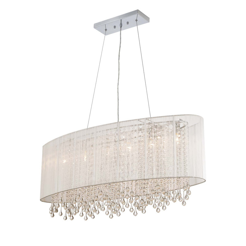 Beverly Drive 6 - Light Pendant, White