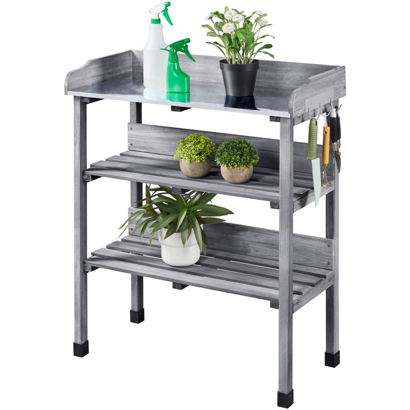  Potting Bench, Gray