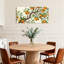 Plantes et fleurs - Branche d'arbre orange avec fruits et feuilles-1795825499