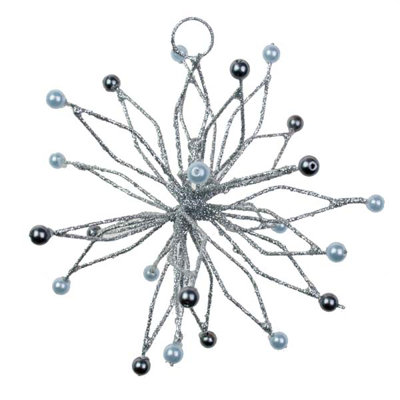 10cm Metal Holiday Shaped Ornament