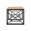 Ensemble de tables basses 2 pièces en gris et noir-69157742