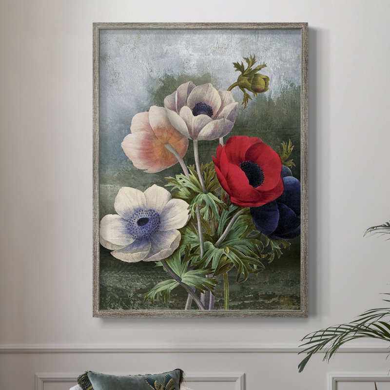 «Botanical Landscape III», reproduction encadrée - bois massif, H 11 po x l 9 po