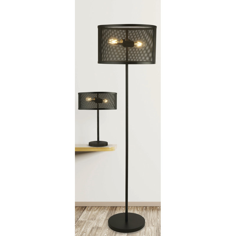 Beelu 145cm Traditional Floor Lamp, Black