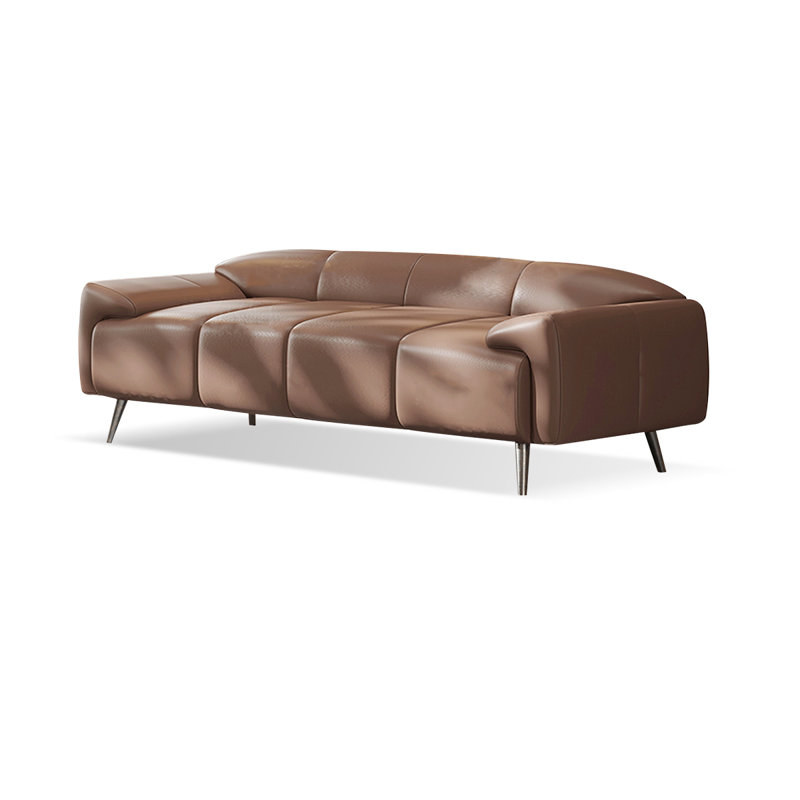 Banc avec revêtement, Brun, H 25,59 po x l 78,74 po x P 19,69 po