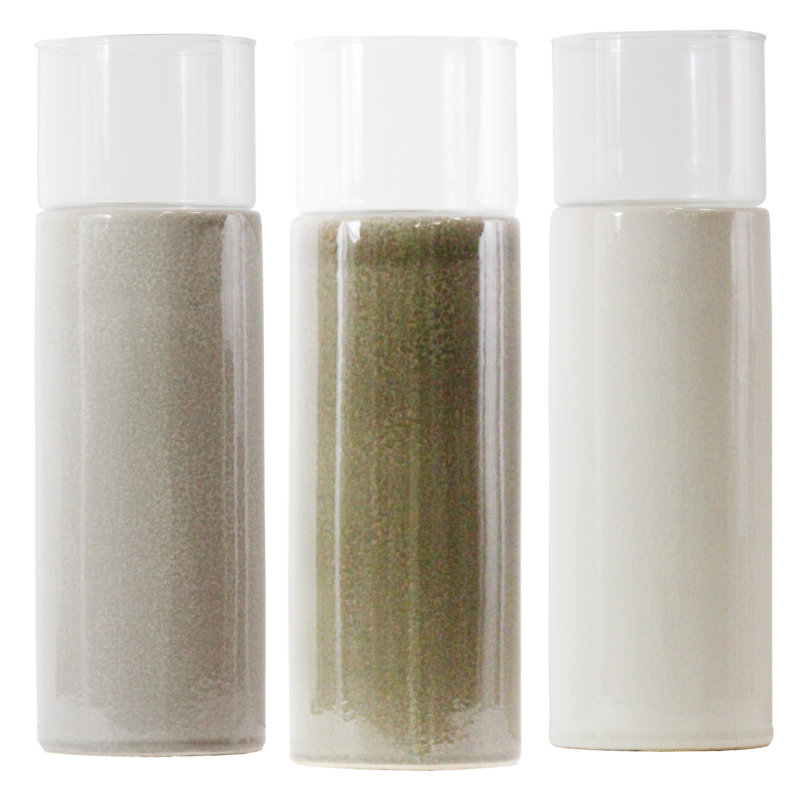  Porte-votive H 13,5 po, H 13,5 po x l 4,25 po x P 4,25 po, Gris clair / Gris foncé