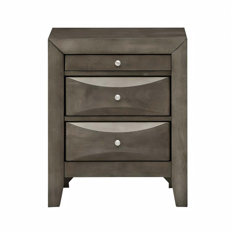Table de chevet élégante, Gris
