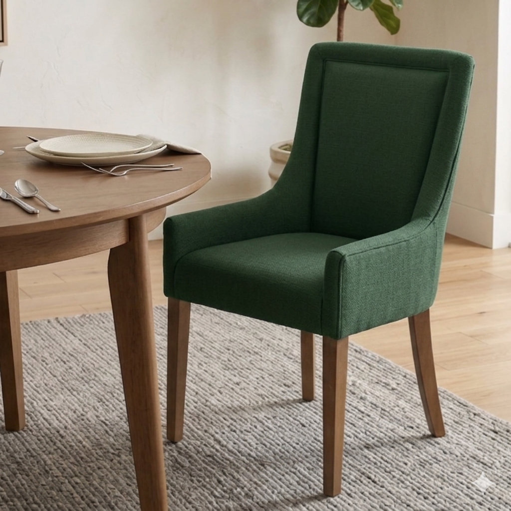 Bennison Dining Armchair, Green