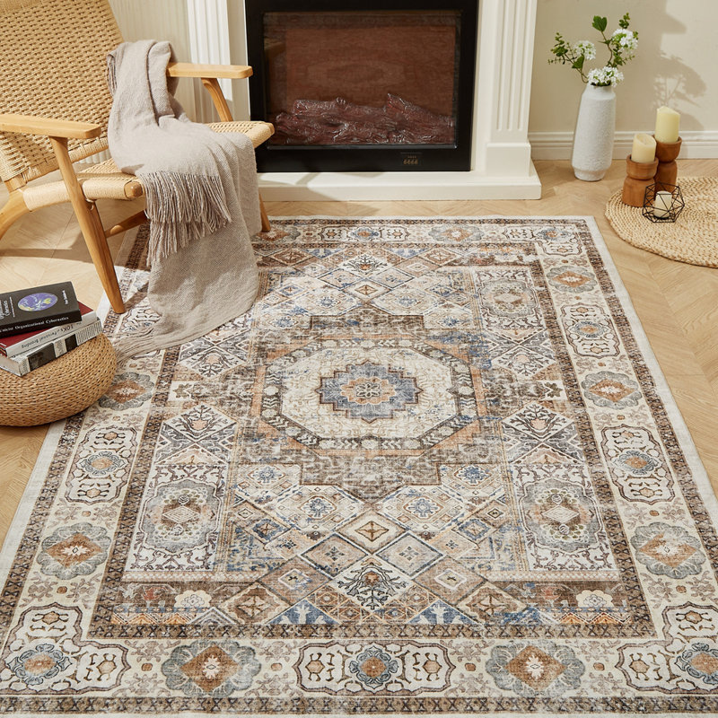 Tapis rectangulaire Annaise, Rectangle 6 pi x 9 pi