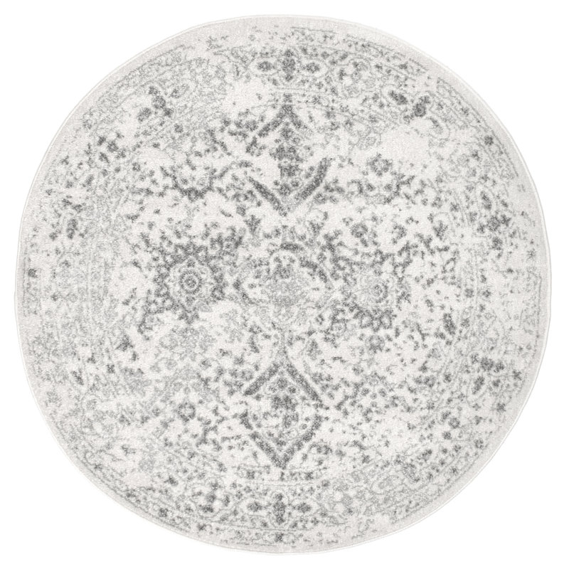 Brickyard Oriental Area Rug, Round 244cm