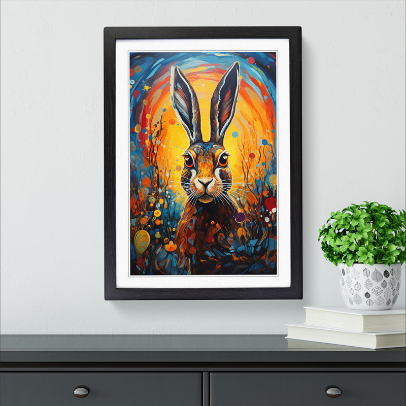 Hare Expressionism No.3 - Framed Print
