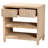 Camodeca Japandi Sun Bleached 2-Drawer Console Table