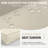 Outdoor 4" Thick Replacement Cushion Set Seat/Back Cushion (Set Of 3 Seats , 3 Backs , 2 Short Backs , 1 Footrest)-105763679