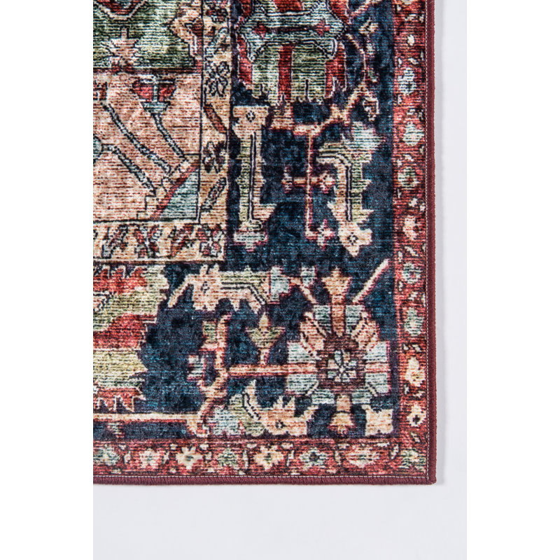 Tapis oriental rouge Katherine, Rectangle 2 pi x 3 pi