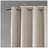 Maya Taupe Printed Heathered Blackout Grommet Top Single 50x84" Curtain Panel-1506653214-1480168581