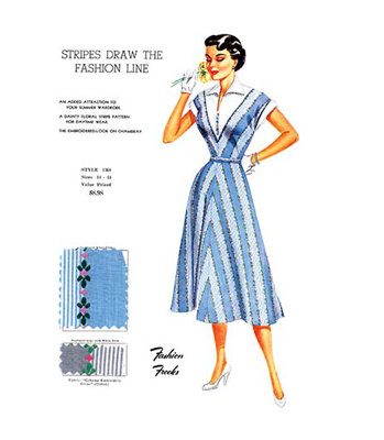 " Stripes Draw The Fashion Line "