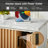 55.1" Kitchen Island With Sliding Table Top, Kitchen Cabinet With Storage And Power Outlet