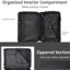 Ensemble de valises Hardshell ABS 2 pièces extensible avec roulettes TSA Lock pour hommes femmes