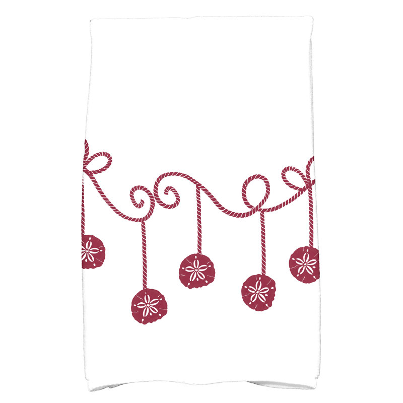 Springville Tea Towel Kitchen Towel, Cranberry