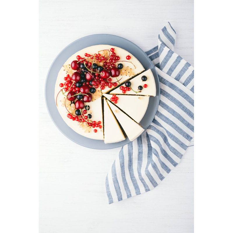 Cheese Cake - Wrapped Canvas Print, 30cm H x 20cm W x 3.8cm D