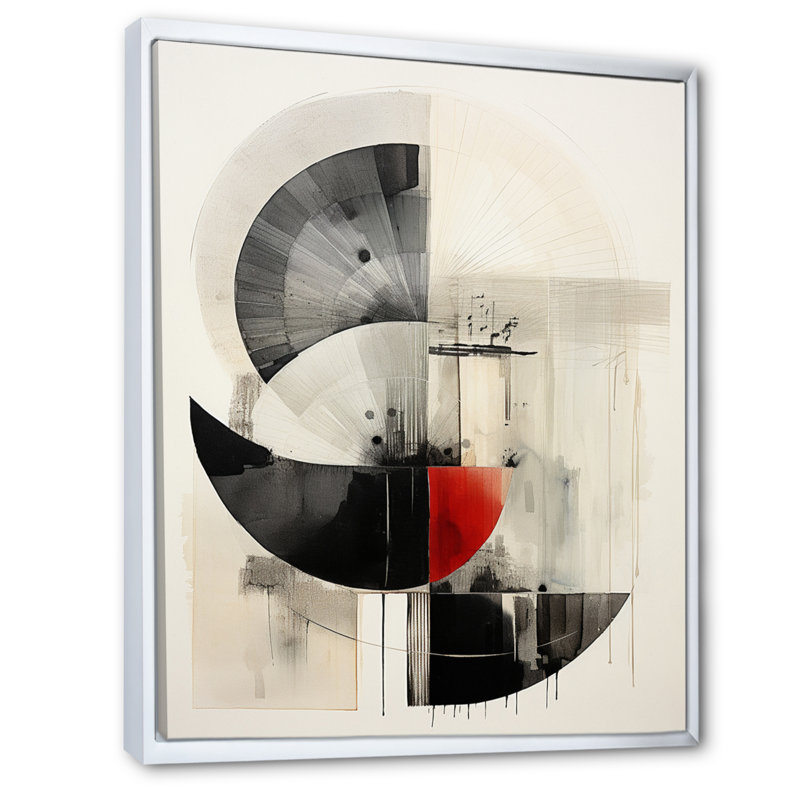 Asian Art Seashell Sumi VIII - Asian Canvas Print, H 20 po x l 12 po x P 1 po, Toile encadrée flottée blanche