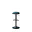 Swivel Upholstered Adjustable Height Counter Stool with Metal Frame-1590906314