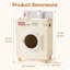  Machine à laver pour enfants Aslee Pretend, jouet de machine à laver réaliste avec tambour rotatif, commandes interactives, accessoires inclus