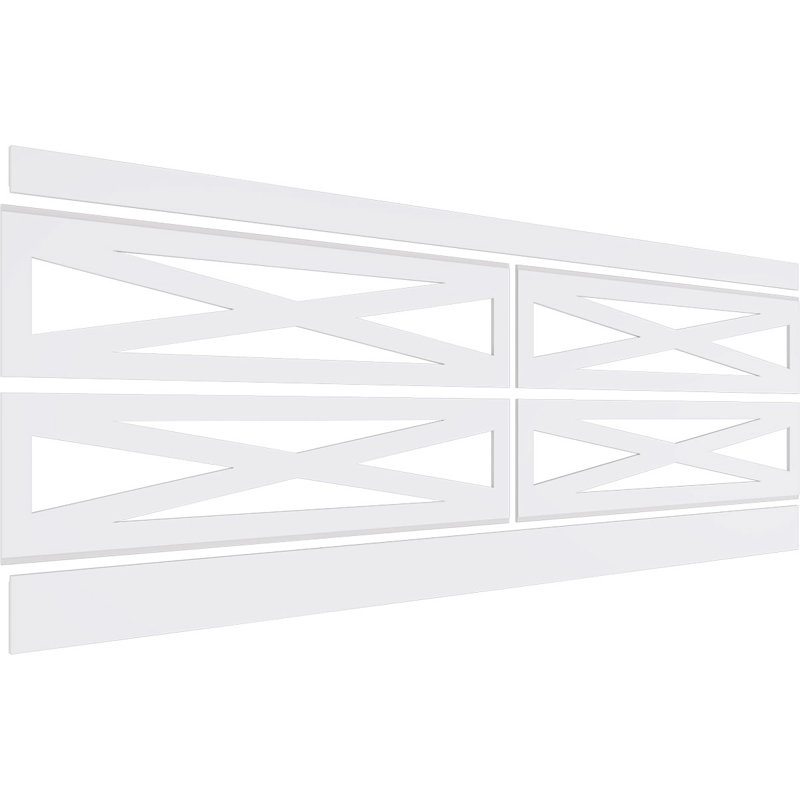 Ensemble de lambris en PVC, H 32 po x l 94,5 po x P 0,625 po